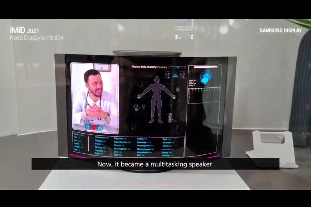 نمایشگر تاشو