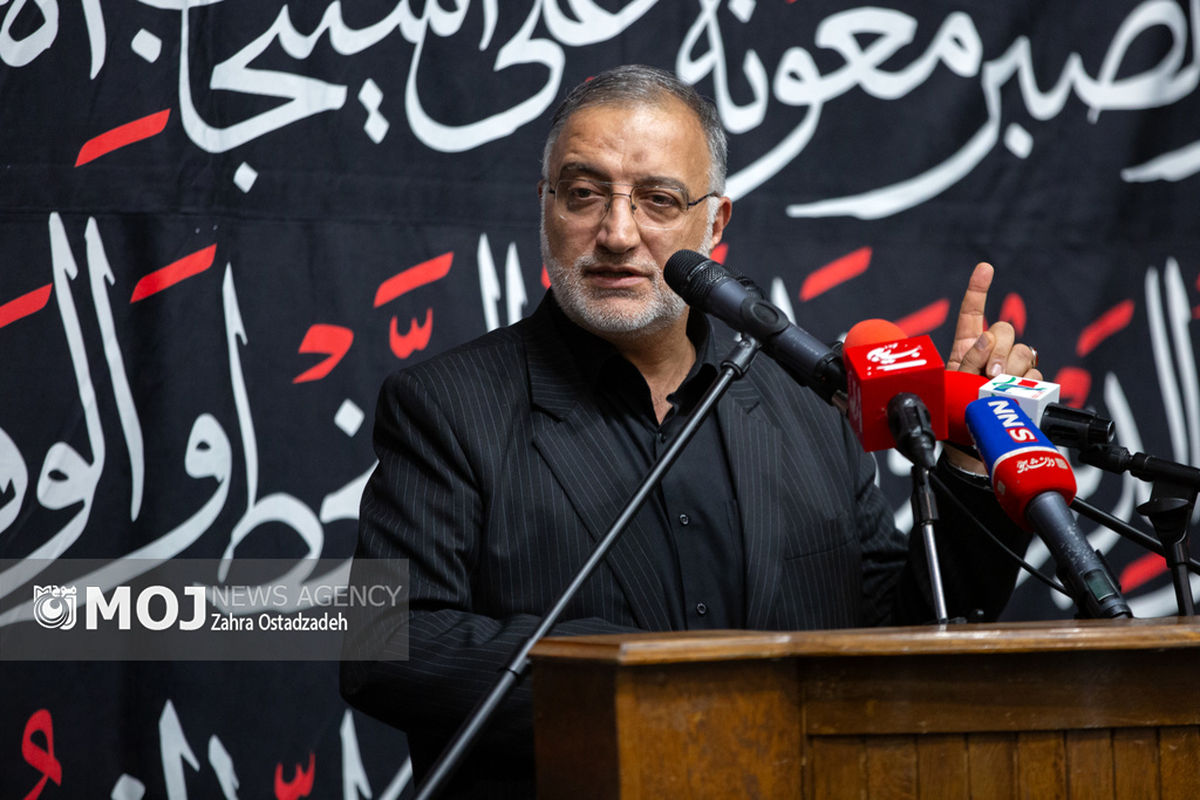 اجتماع سوگواران شهادت آیت الله رئیسی و هیئت همراه در دانشگاه تهران