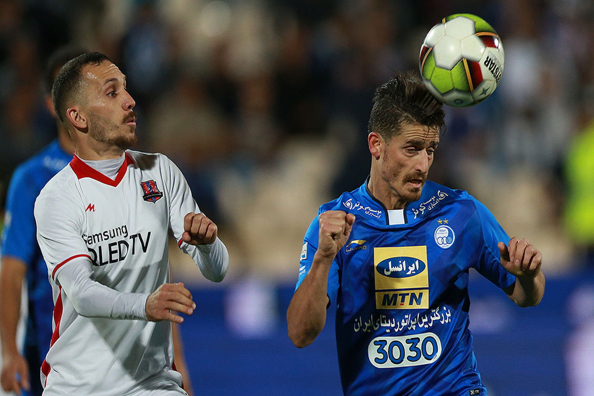 بازی نساجی مازندران و استقلال1