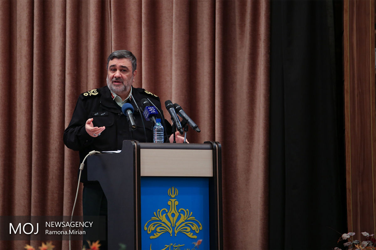 سردارحسین اشتری فرمانده نیروی انتظامی