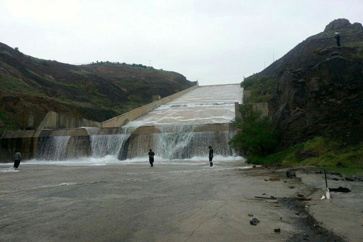 سرریز شدن سدهای کردستان