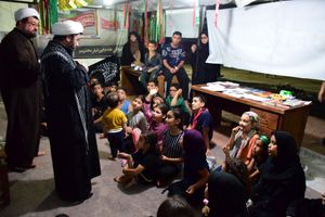 موکب دانش آموزان اداره آموزش و پرورش آذربایجان شرقی در کربلای معلی + تصاویر