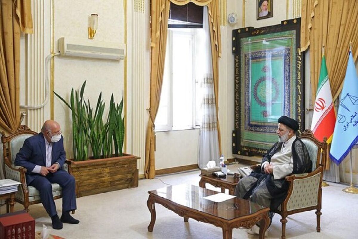 دیدار آیت الله رئیسی با زنگنه