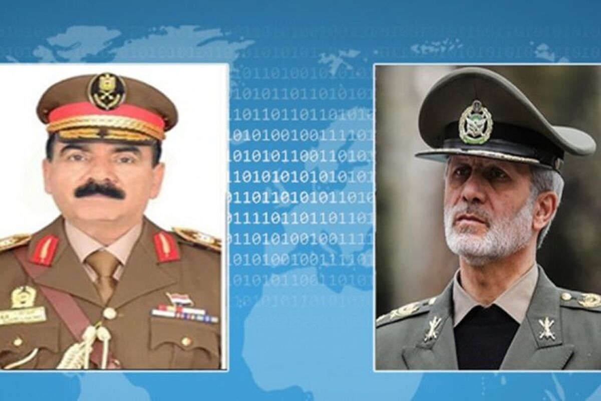 مذاکره ویدئویی امیر حاتمی با وزیر دفاع عراق