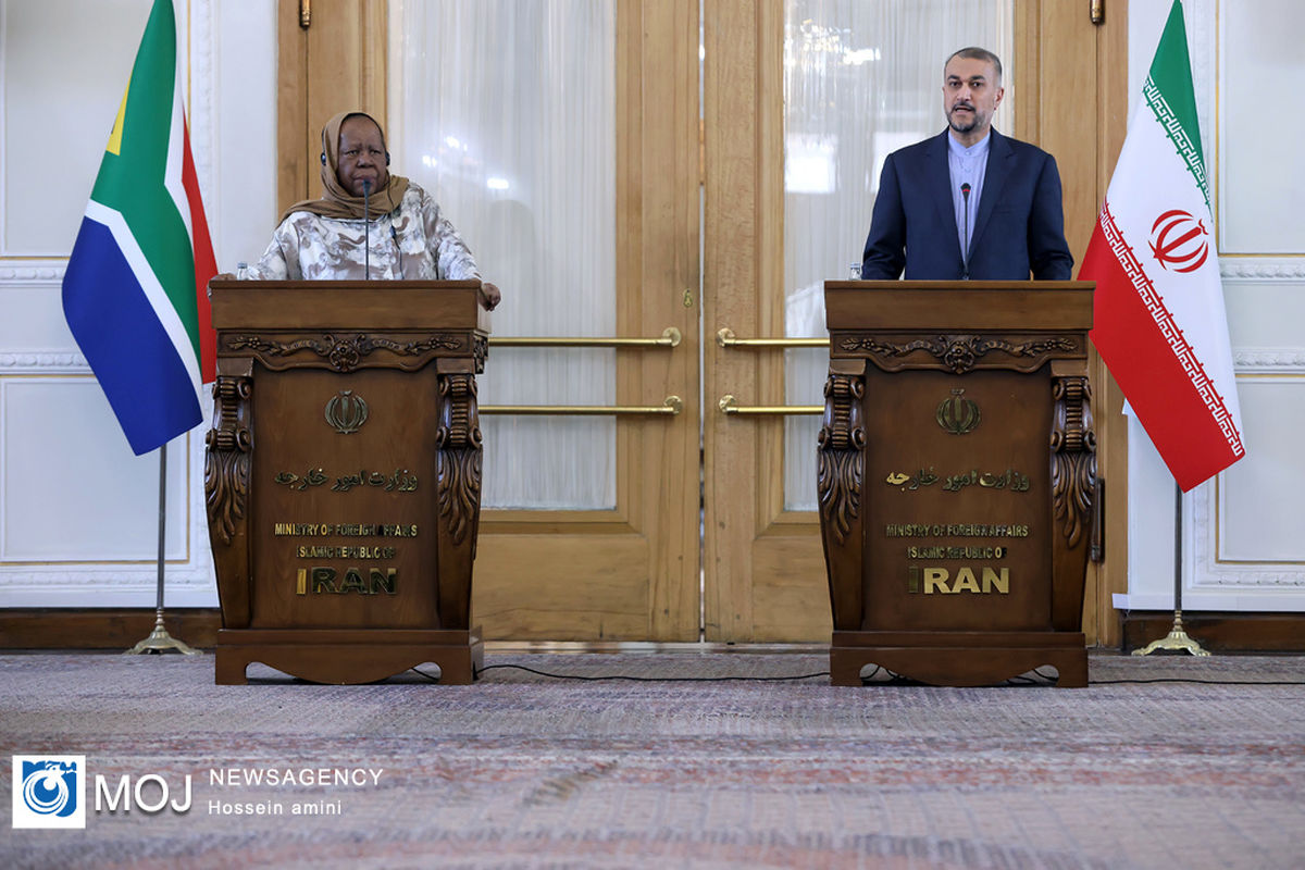 دیدار وزرای خارجه آفریقای جنوبی و ایران