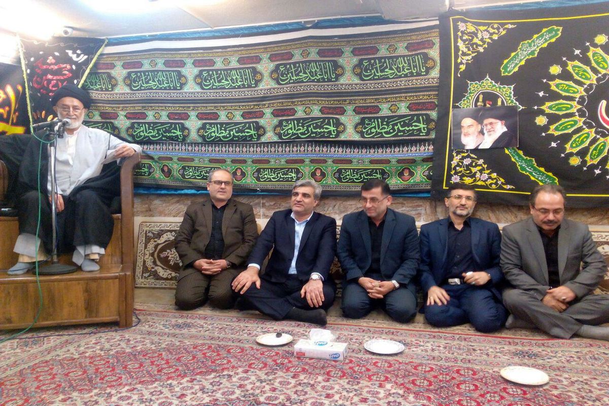 مراسم عزاداری بیت ایت الله قربانی