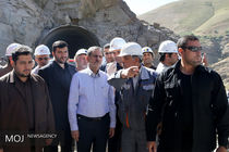 بازدید معاون اول رییس جمهور از روند پیشرفت آزاد راه تهران ـ شمال