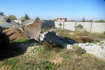 244 متر مربع تغییر کاربری غیر مجاز در بهشهر قلع و قمع شد