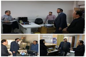 بازدید فرماندار مبارکه از مخابرات شهرستان در آستانه برگزاری انتخابات