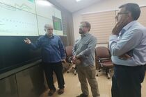 بازدید سرزده معاون سیاسی استاندار کرمانشاه از قسمت دیسپاچینگ شرکت توزیع برق استان