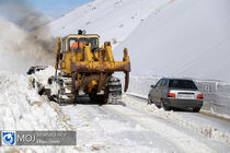 بارش برف و باران در محورهای ۱۹ استان کشور