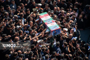 مراسم تشییع و تدفین پیکر شهید سید مهدی موسوی