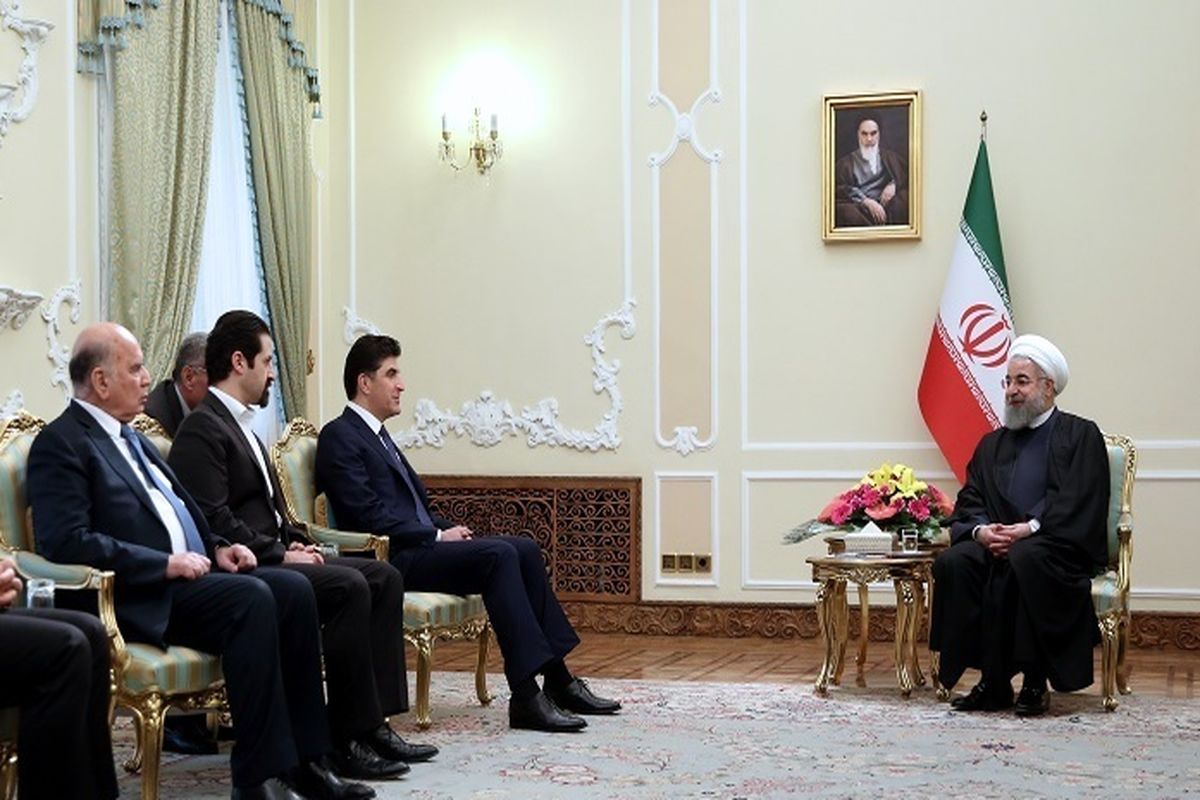 روحانی و بارزانی