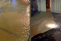 ماجرای ماده‌ عجیبی که در اصفهان از زمین خارج شد چه بود؟ + فیلم