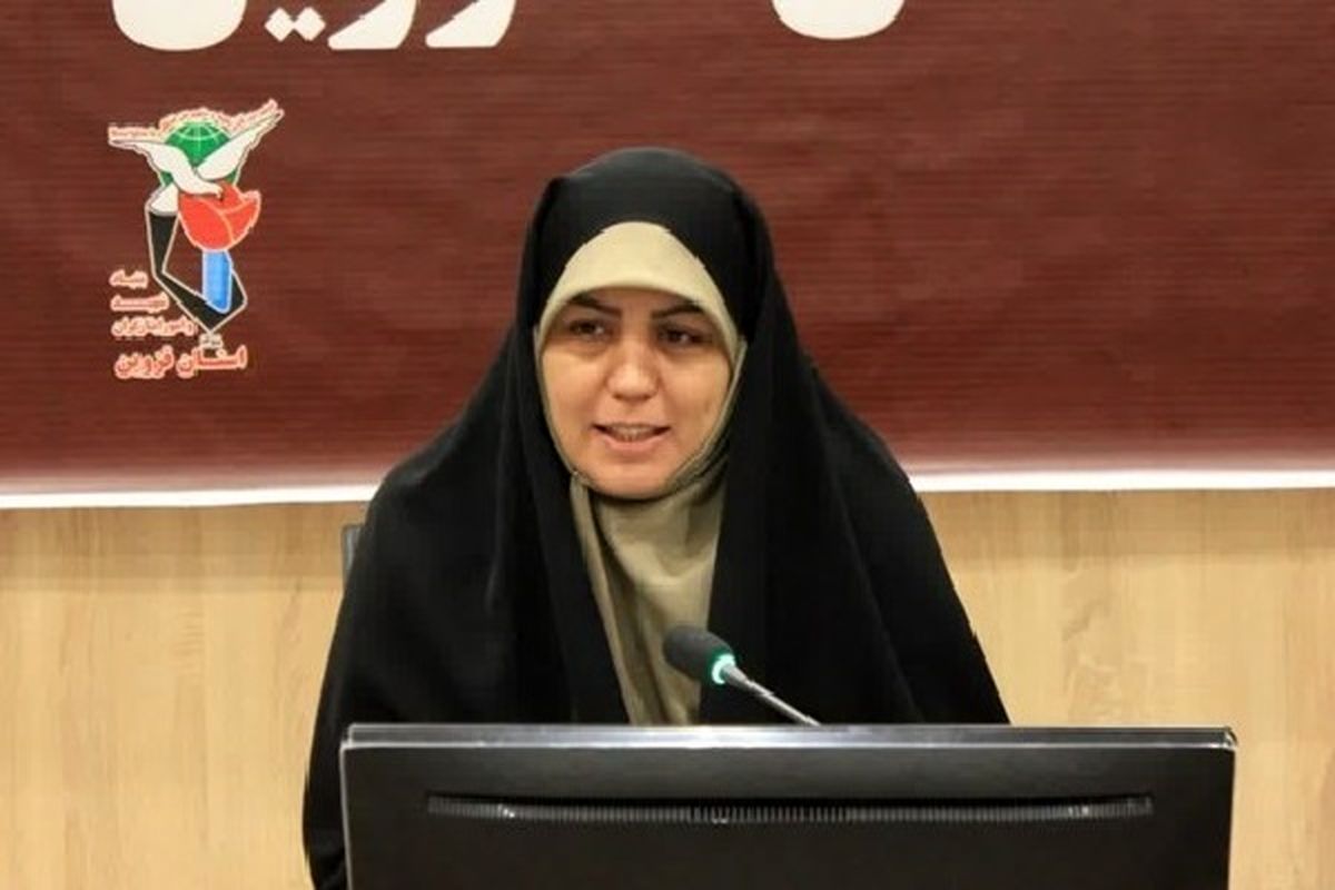 سمیه اسمعیلی مدیرکل بنیاد شهید و امور ایثارگران استان قزوین