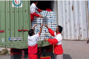 ارسال کمک‌های غیرنقدی هلال‌احمر گیلان به غزه