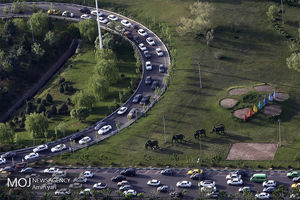 وضعیت ترافیکی بزرگراه های تهران در ۱۴ اسفندماه مشخص شد