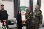 درجه سرتیپی شهید جعفرزاده به خانواده این فرمانده شهید اهدا شد + فیلم