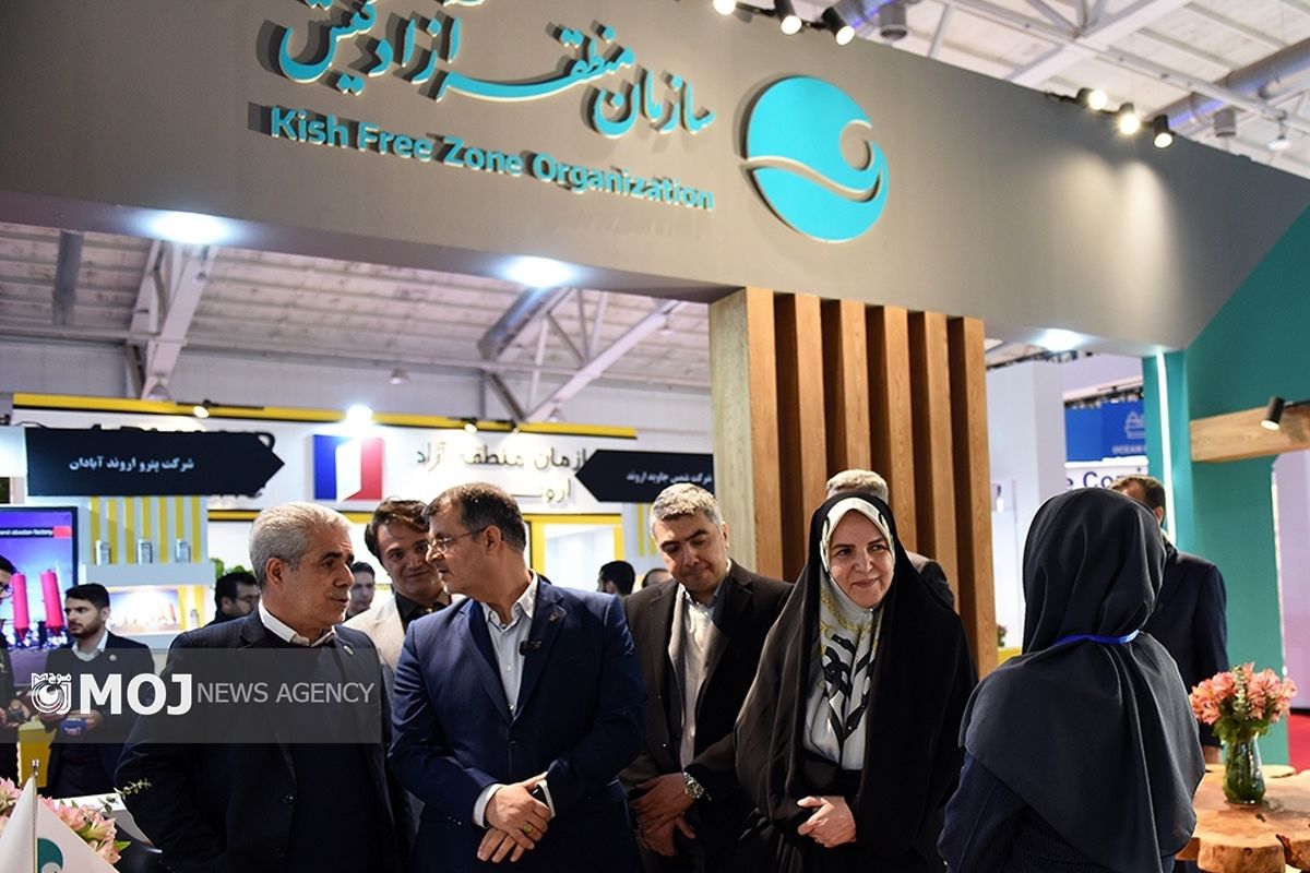 آقاپور مشاور رییس جمهور نمایشگاه اوراسیا غرفه کیش