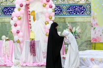 جشن تکلیف ۴۵۰ دختر نومکلف در حرم حضرت معصومه(س) برگزار شد