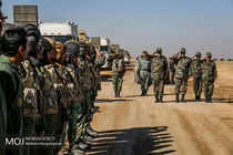 بازدید امیر حیدری فرمانده نزاجا از نیروهای رزمایش اقتدار ۹۷