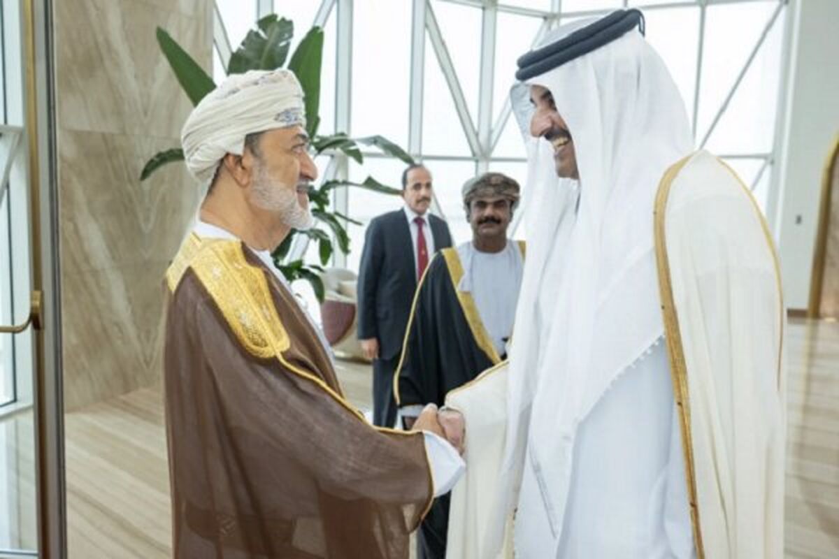 امیر قطر و سلطان عمان