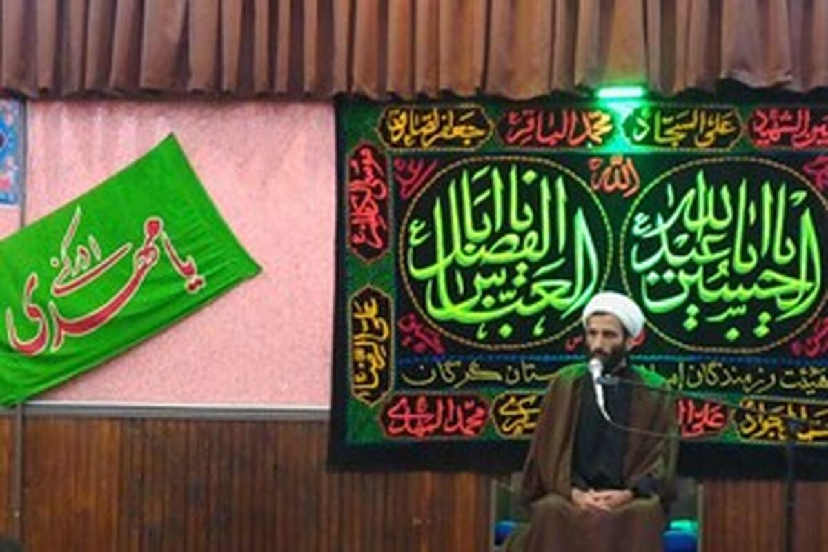 سخنران هیئت رزمندگان شهرستان گرگان