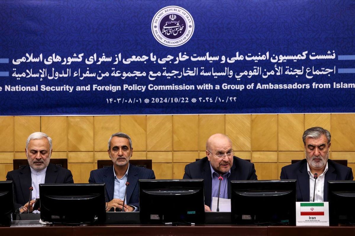 رئیس مجلس در نشست با کشورهای اسلامی