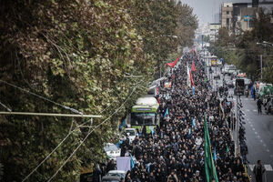 جاماندگان قافله اربعین در تهران ندای هل من ناصر حسین(ع)را لبیک گفتند