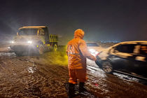 هیچ جاده اصلی به دلیل بارش برف مسدود نیست