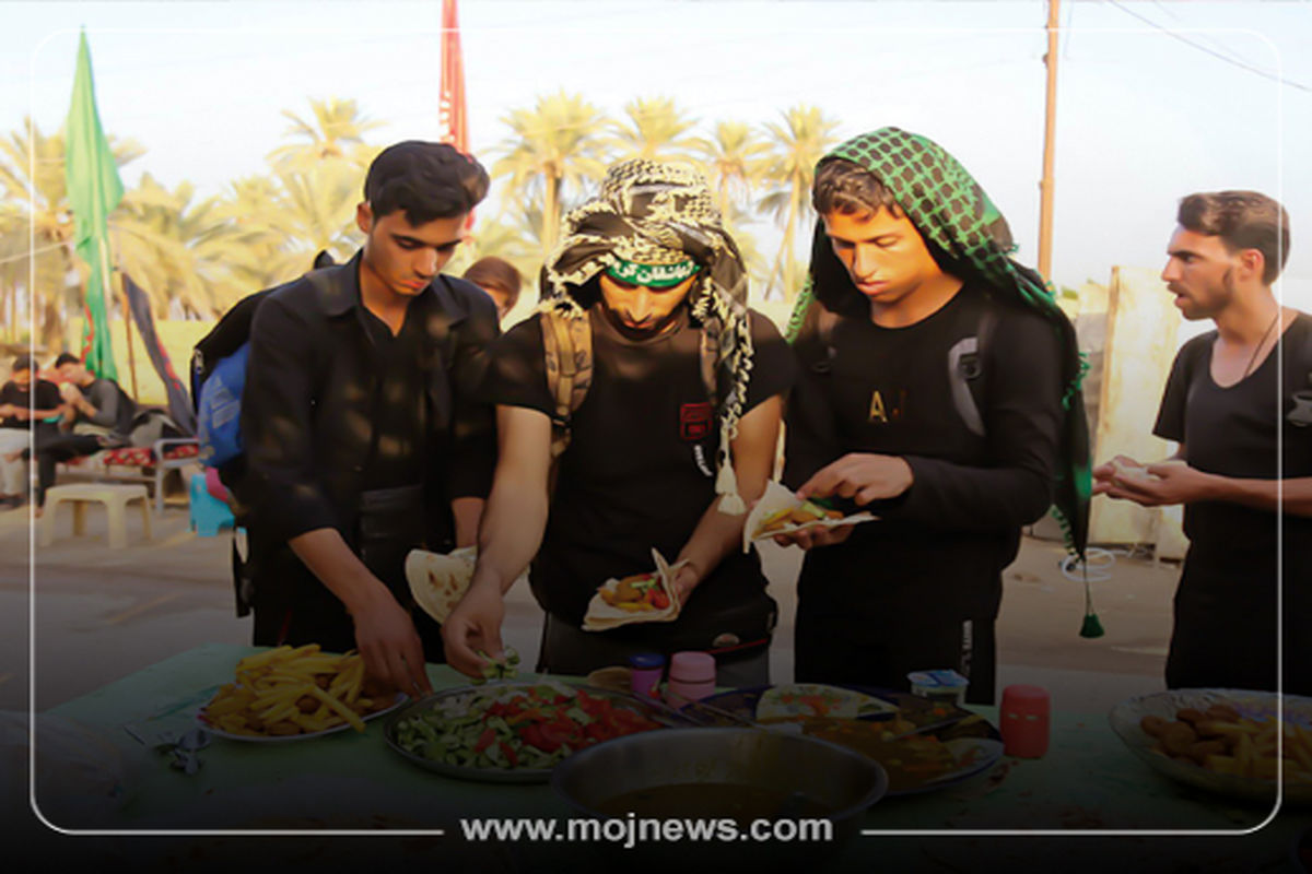 کاور تغذیه اربعین موج