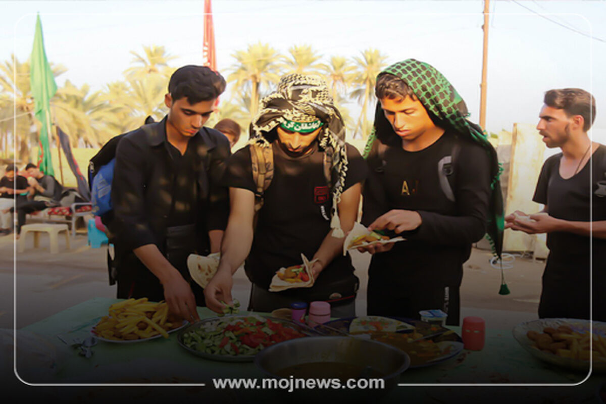 کاور تغذیه اربعین موج
