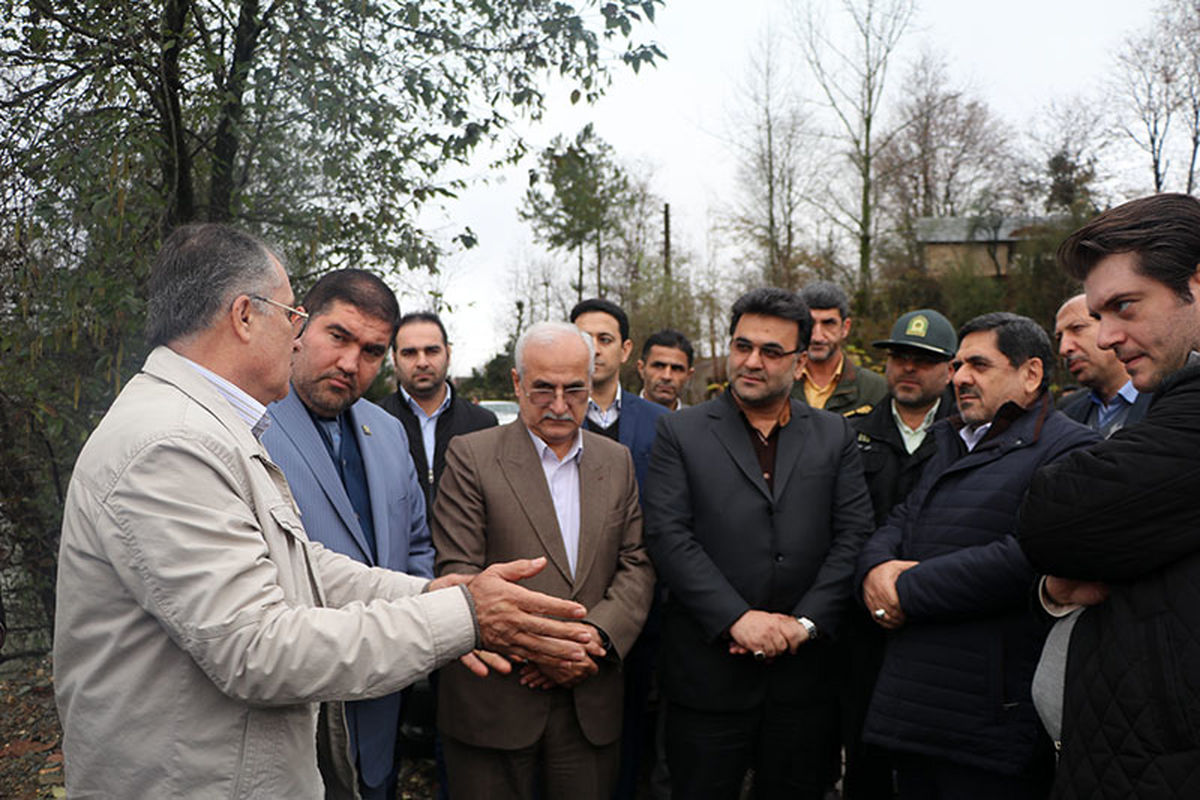 بازدید رئیس سازمان بنیاد مسکن کشور از سیل زده شهرستان شفت