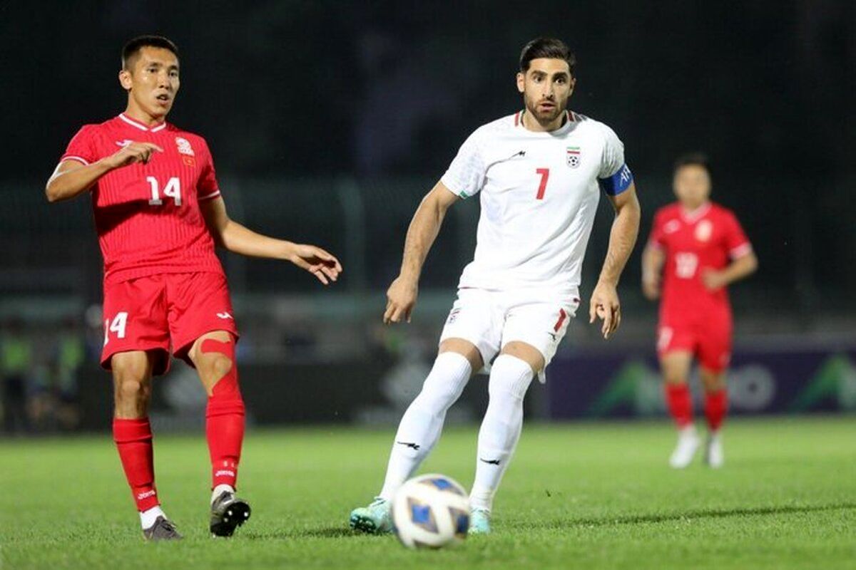 بازی ایران و قرقیزستان..