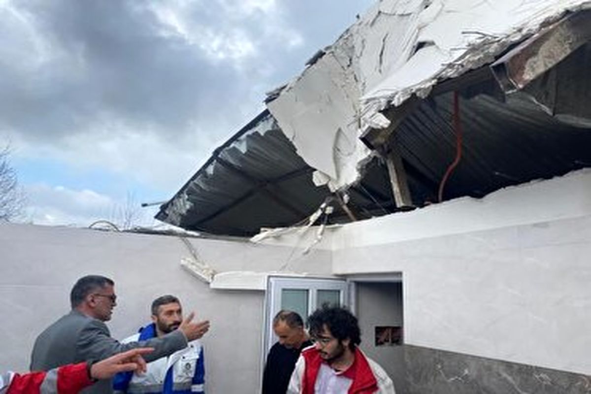 طوفان در جویبار مازندران 