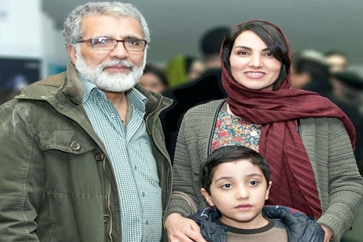 بهروز افخمی و همسرش مرجان شیر محمدی و فرزدنشان