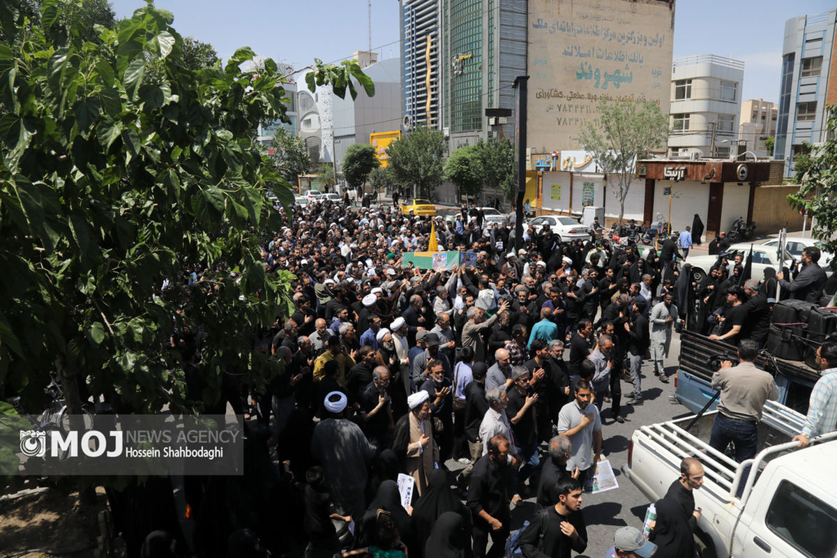 تشییع پیکر مطهر شهید مدافع حرم  مهندس نورالله نوری