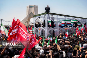 گزارش شبکه العهد از وداع میلیونی ایرانی‌ها با رهبر شهید