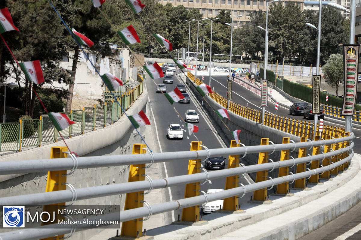 افتاح پل غیرهمسطح بزرگراه شهید چمران