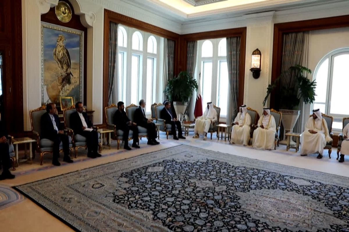 محسن رضایی و امیر قطر