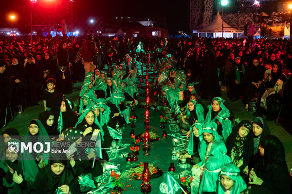 سفره نذری حضرت رقیه(س) در میدان امام حسین