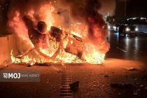 یک خودرو در بزرگراه تهران- قم دچار حریق شد/ راننده جان باخت