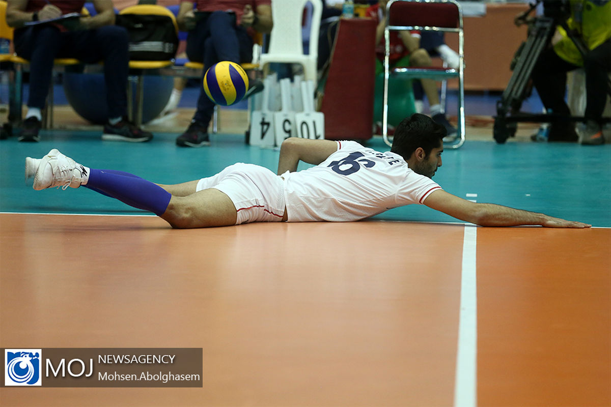 دیدار تیم های ملی والیبال ایران و چین تایپه