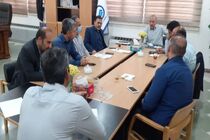 اعضاء جدید شورای اسلامی کار شرکت آب و فاضلاب استان ایلام با مدیرعامل آبفا دیدار کردند