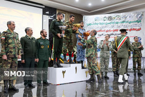 مراسم اختتامیه نخستین جشنواره فرهنگی ـ ورزشی آموزشگاه‌های درجه‌داری نیروهای مسلح 