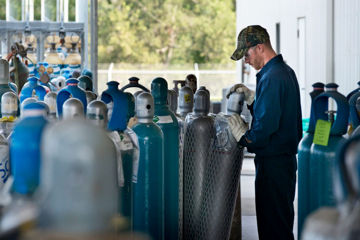 کارخانه اکسیژن سفیدکوه خرم آباد لرستان