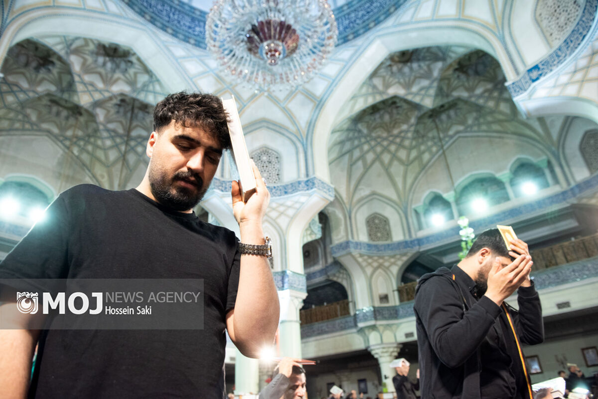 مراسم احیای شب بیست و سوم ماه رمضان در حرم عبدالعظیم حسنی