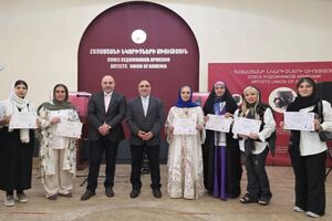  آثار هنرمندان ایرانی در گالری انجمن هنرهای تجسمی ارمنستان در ایروان به نمایش در آمد