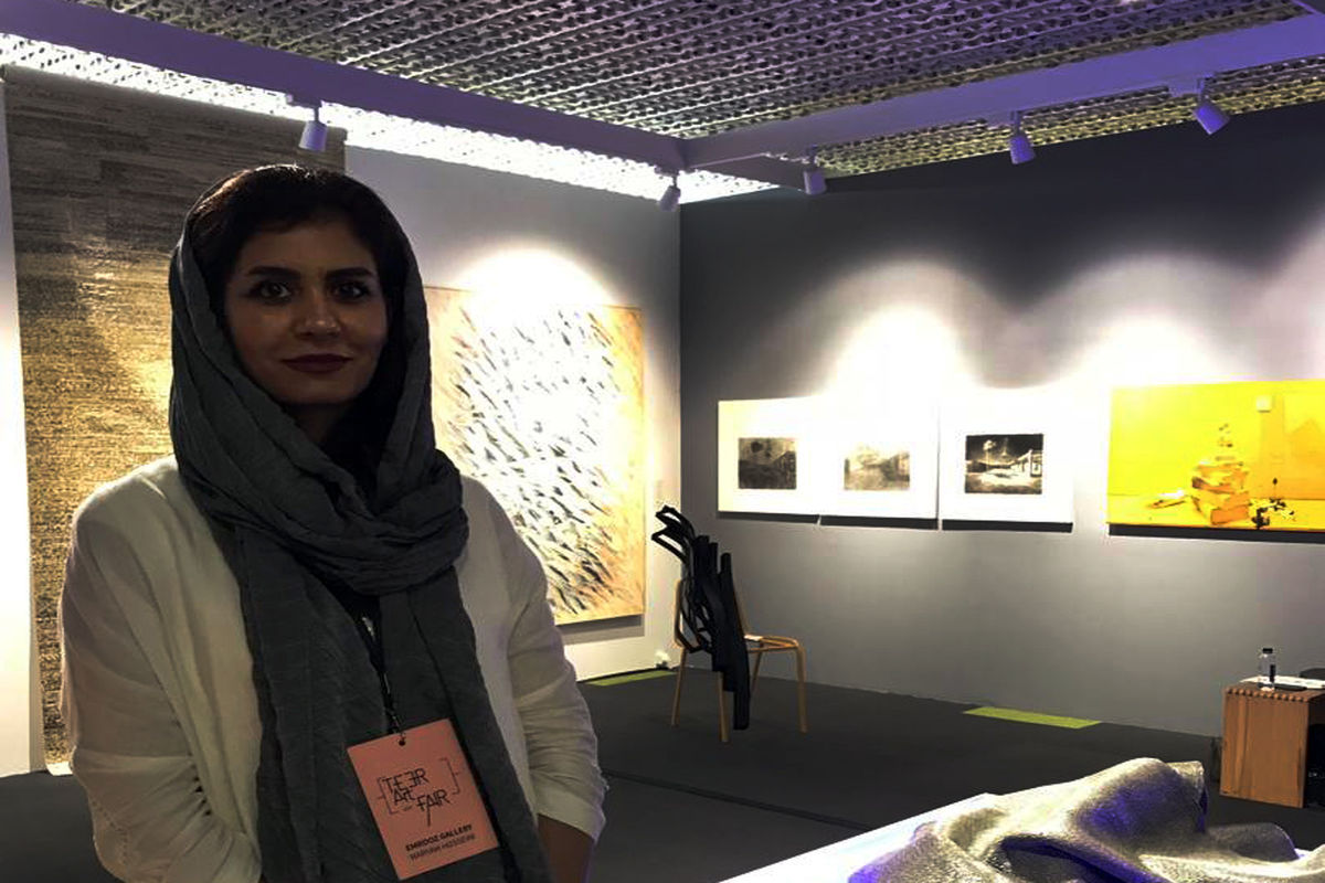 مریم حسینی مدیر گالری امروز