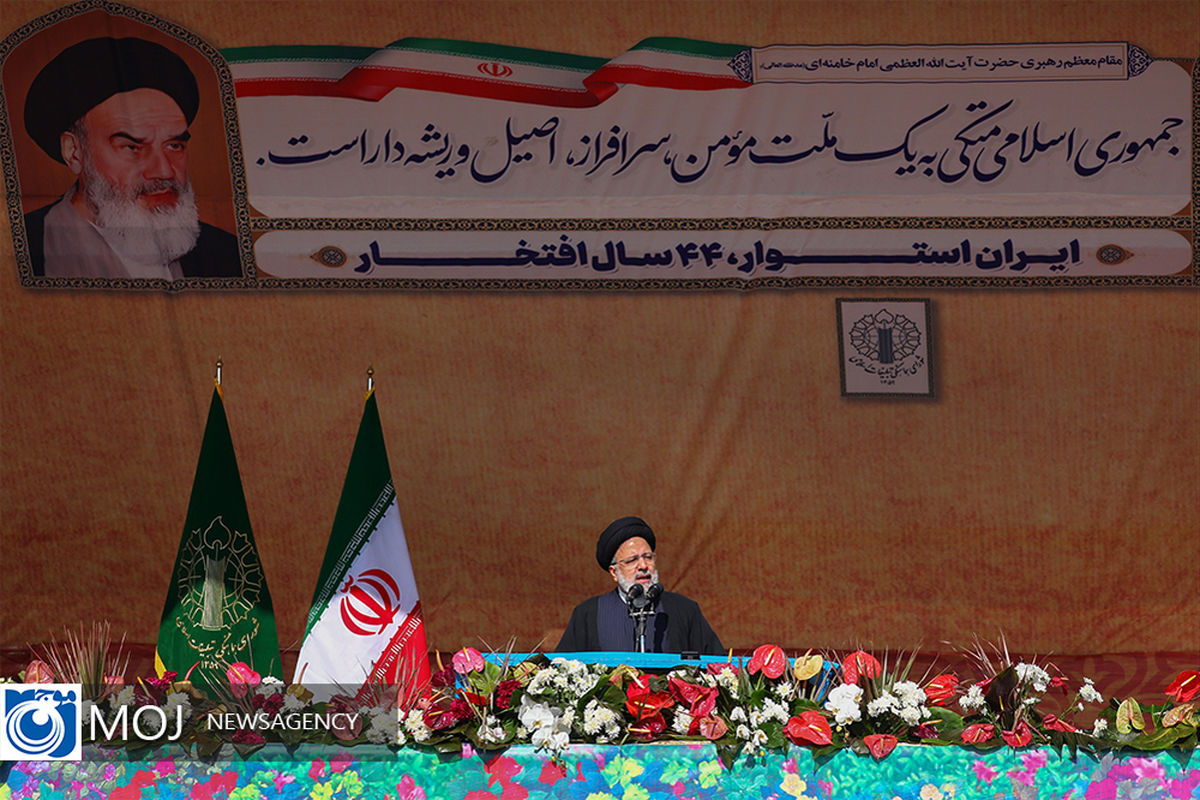 سخنرانی+رییس+جمهوری+در+راهپیمایی+۲۲+بهمن